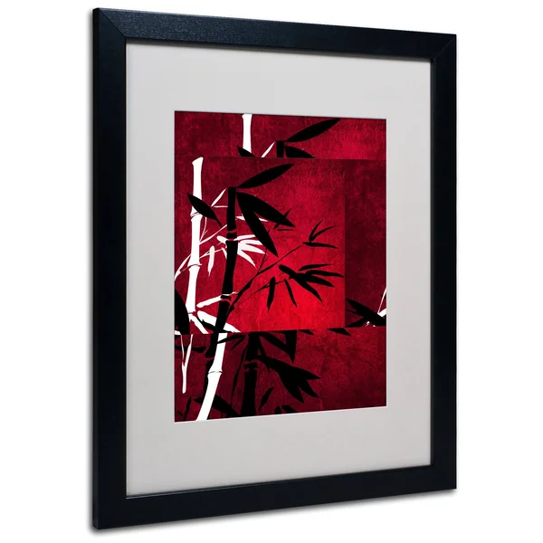Trademark Art Bamboo Style by Philippe Sainte-Laudy Framed Graphic Art Frame: Black - Size: 20x22 H x 16x22 W x 0.5x22 D