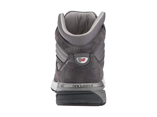 New Balance Men's M990v4 Mid Sneaker Boot - Size: 9.5 D(M) US, Grey/White