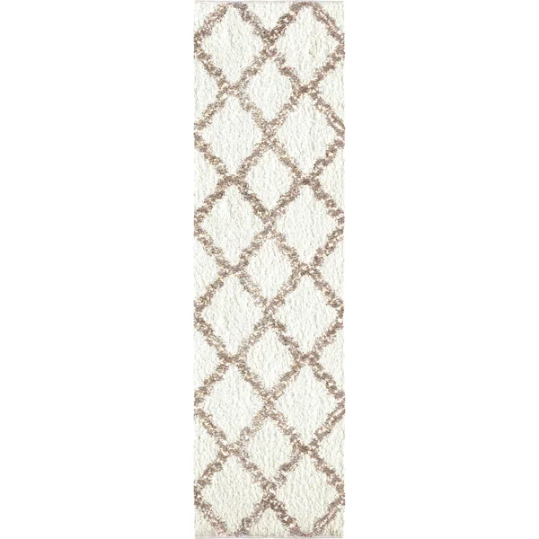 Palmetto Living Cotton Tail Belmar 5&3x22 x 7&6x22 Area Rug - White