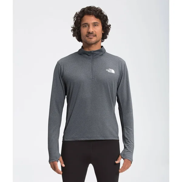 The North Face Riseway 1/2 Zip Top Men's Vanadis Grey Heather M Men