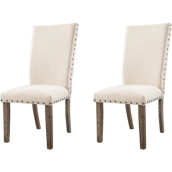 Picket House Furnishings Dex Upholstered Dining Chair Set - Cream - 2 pack