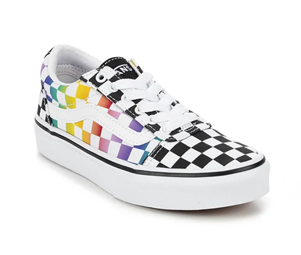 Girl's Vans - Ward Sneaker - Little Kid & Big Kid, 13.5 M, Synthetic & Fabric, Peltz Shoes