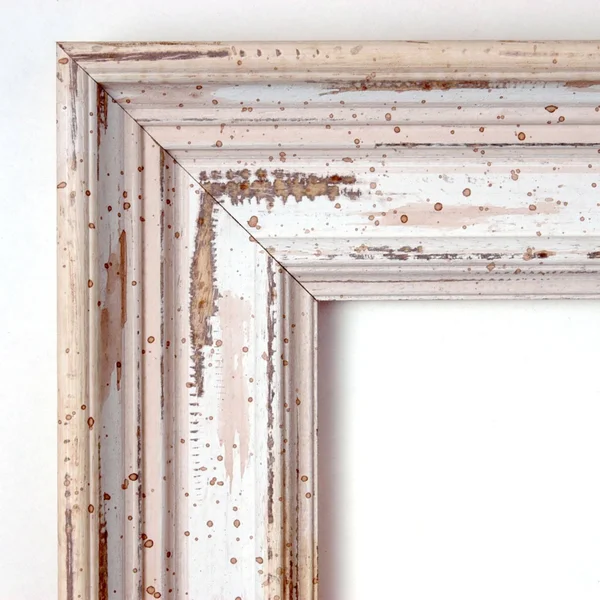 The Gray Barn Wilset Square White Wash Wall Mirror, 25 x 25 - 25.12 x 25.12 x 1.971 Inches Deep
