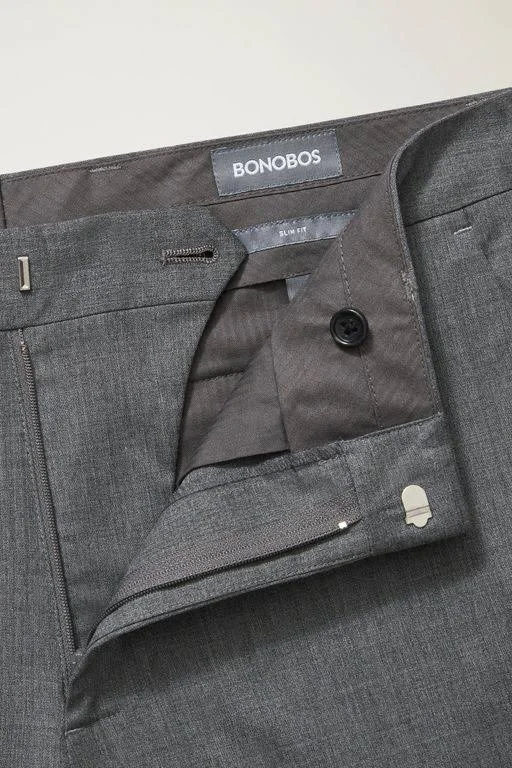 Bonobos Jetsetter Stretch Wool Suit Pant - Gray - Formal Pants
