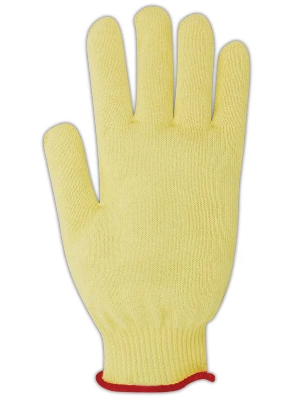 Magid CutMaster Medium Weight Kevlar Knit Gloves Size 7, 12 Pairs, Yellow