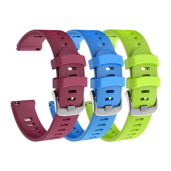Garmin Venu Sq Music GPS Fitness Smartwatch and Included Wearable4U 3 Straps Bundle (Blue/Pink/Red - Light Sand/Rose Gold 010-024