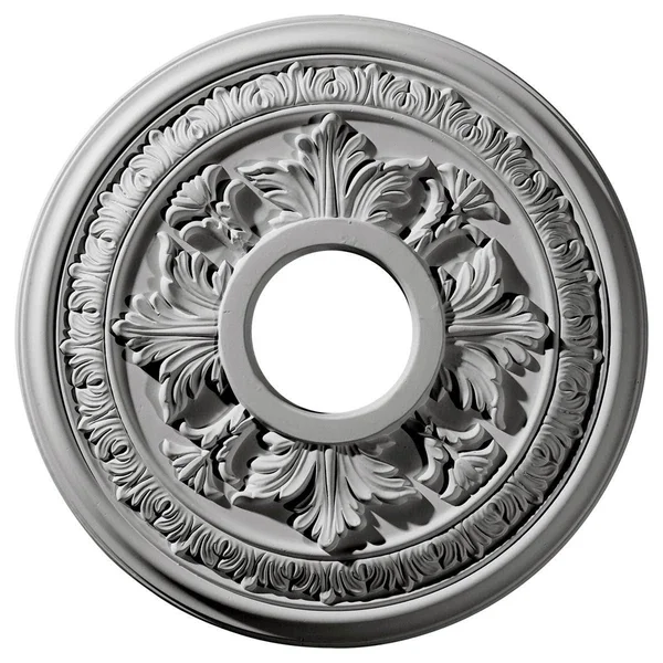 15 3/8 inchod x 4 1/4 inchid x 1 1/2 inchp Baltimore Ceiling Medallion (Fits Canopies Up to 5 1/2 inch), Hand-Painted Mississipp