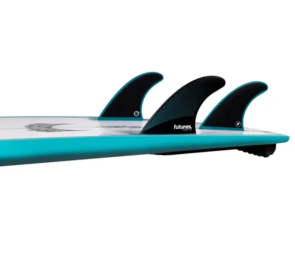 Futures R4 Legacy Thruster Fin Set Teal/Black
