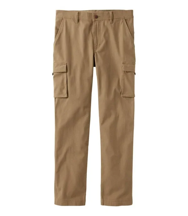 Men's BeanFlex Canvas Cargo Pants, Standard Fit Tan 31x29, L.L.Bean