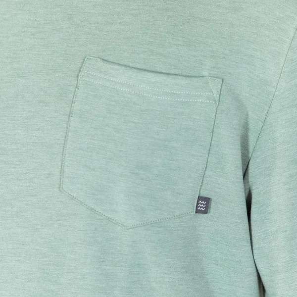 Free Fly Bamboo Flex Pocket Tee - Men's:Function Meets Style with Soft, Stretchy Bamboo Fabric