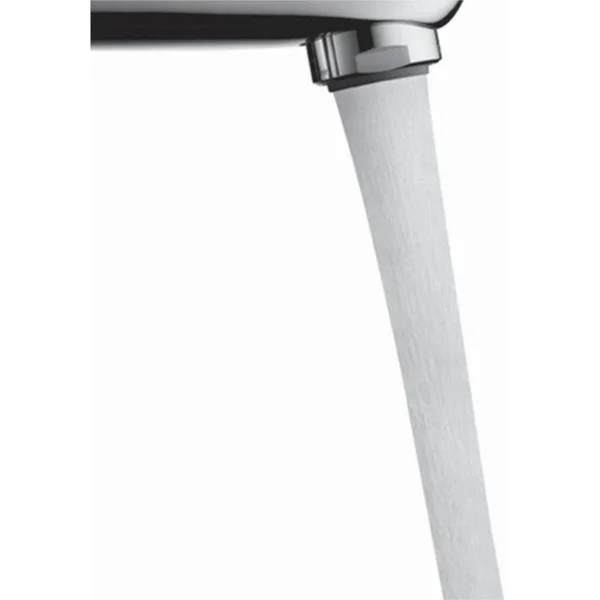 Hansgrohe Puravida Single Hole Bathroom Faucet - White, Chrome 15074401