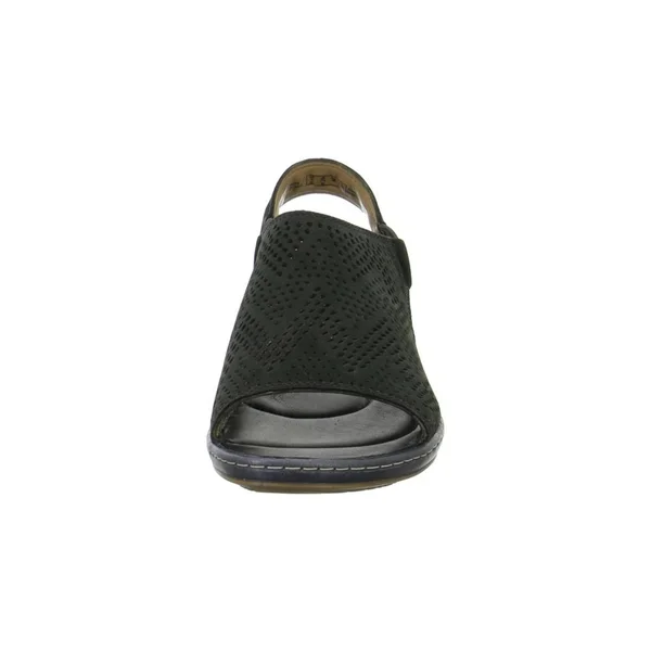 Clarks Womens Sarla Cadence Closed Toe Sandals - Black
