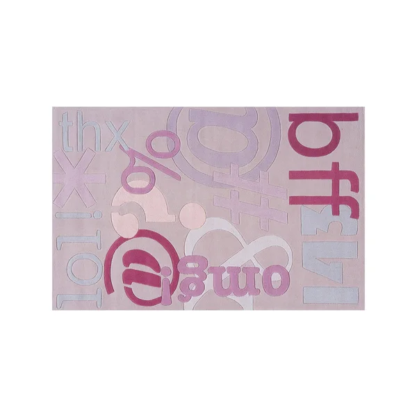 Momeni Lil Mo Hipster LMT-4 5& x 7& Lilac Rug