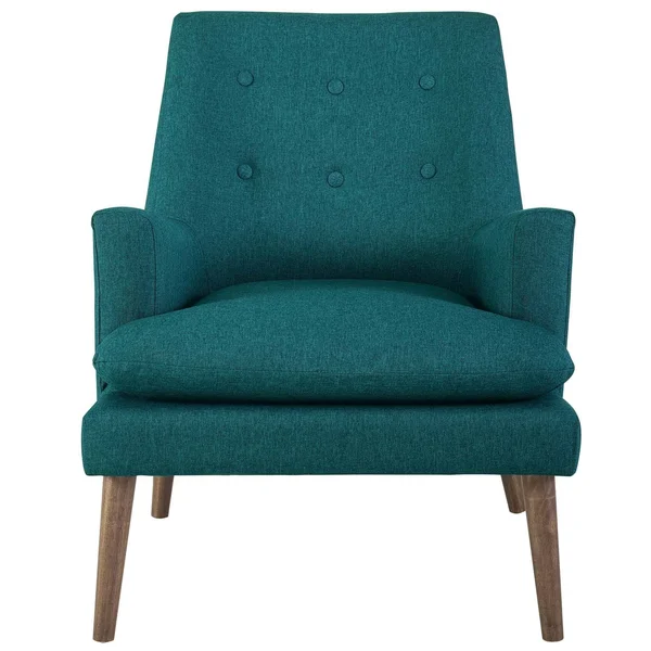 Modway Leisure Gray Upholstered Lounge Chair