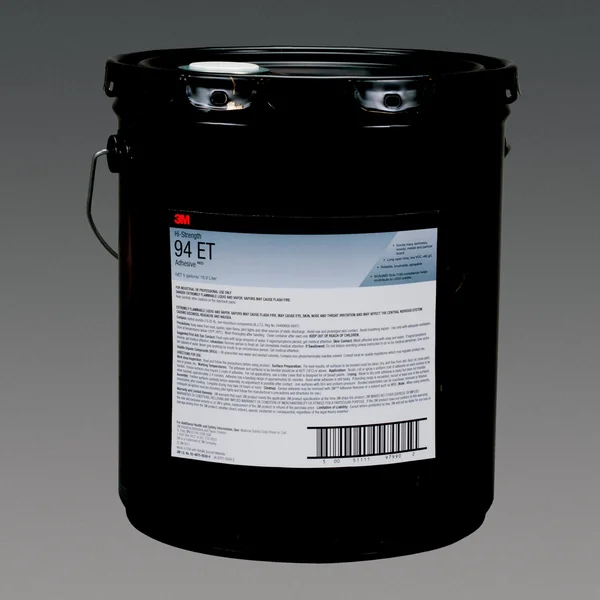3M 94 et Hi-Strength Adhesive Red, 5 Gallon Pail, 1 per Case
