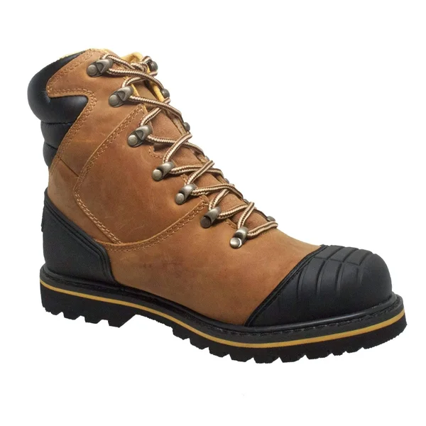 AdTec Men's 7x22 Steel Toe Work Boot Light Brown