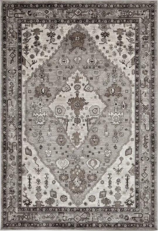 Abacasa Sonoma Jewels Grey-Natural-Ivory 3x5 Area Rug