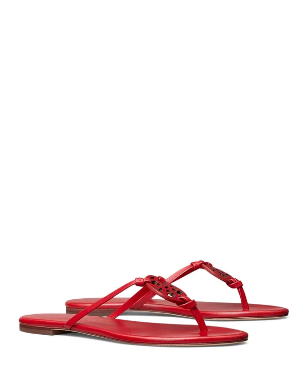 Tory Burch Miller Knotted Sandal Women's Shoes Tory Red/Tory Red : 8 M