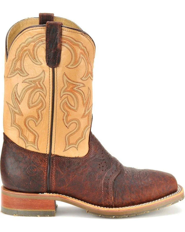Double-H Men's Graham Steel Toe Light Brown Boots - Size 13