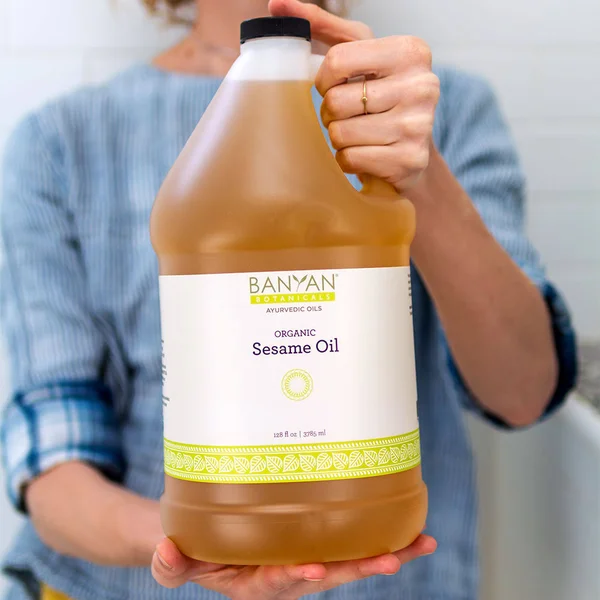 Banyan Botanicals Sesame Oil (Organic) 128 fl oz