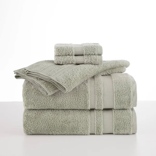 Martex 6 Piece Supima Luxe Towel Set - Celadon