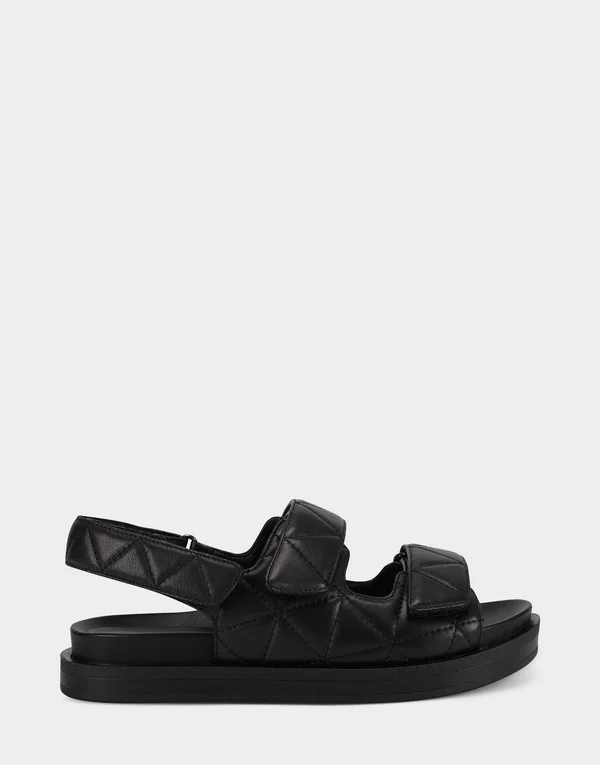 Women's Aerosoles Lamirca Sandal - Black Leather - Size 8