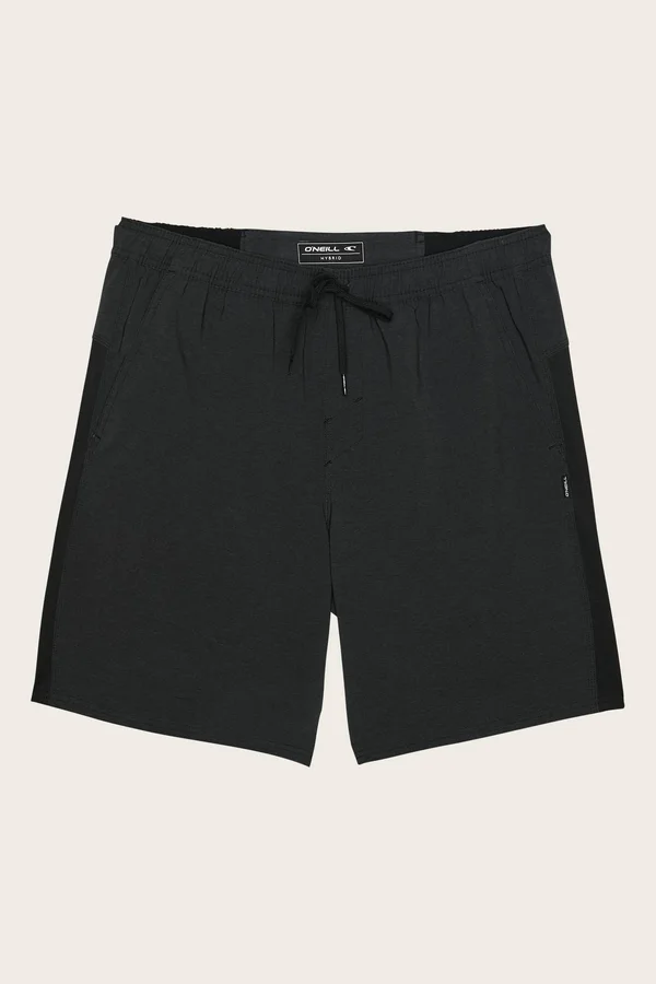 O&Neill Men's Interval Hybrid Shorts, Large, Black
