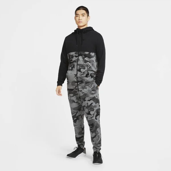 Nike Men's Dri-Fit Camo Training Pants - Large, Black