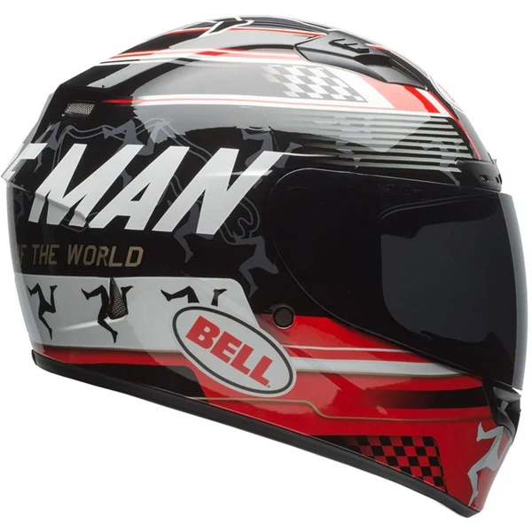 Bell Qualifier DLX Isle of Man Black/Red Full Face Helmet