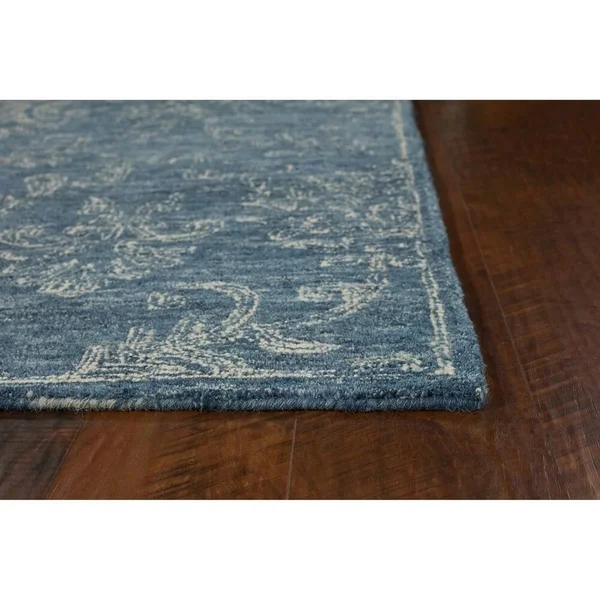 Kas Sasha 6631 Denim Damascus Rug - 3 ft 3 in x 5 ft 3 in