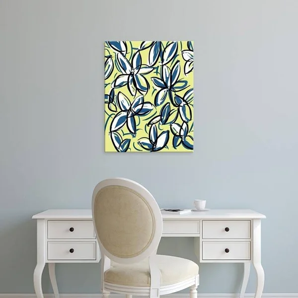 Easy Art Prints Jan Weiss's 'Wild Garden Three' Premium Canvas Art (30 x 24)