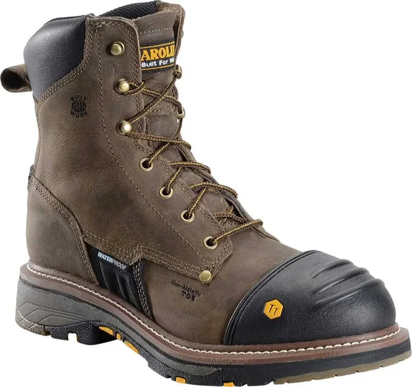 Men's Carolina CA2559 8 inch WorkFlex Composite Toe Work Boot - Size: 10.5, Brown