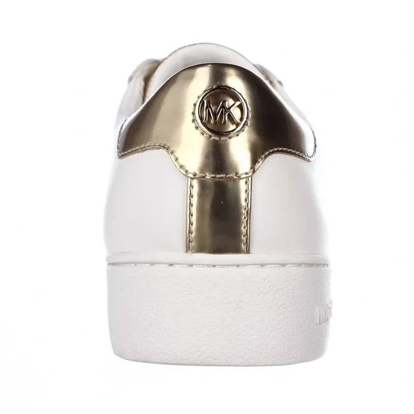 Michael Michael Kors Irving Lace-Up Sneakers - Optic White/Gold