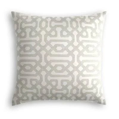 Palladino Outdoor Square Pillow Cover & Insert Sol 72 Outdoor Color: Gray, Size: 22x22 x 22x22