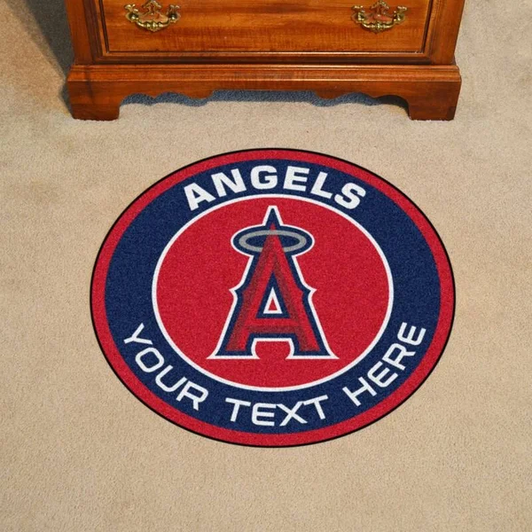 Los Angeles Angels 27 Personalized Roundel Mat