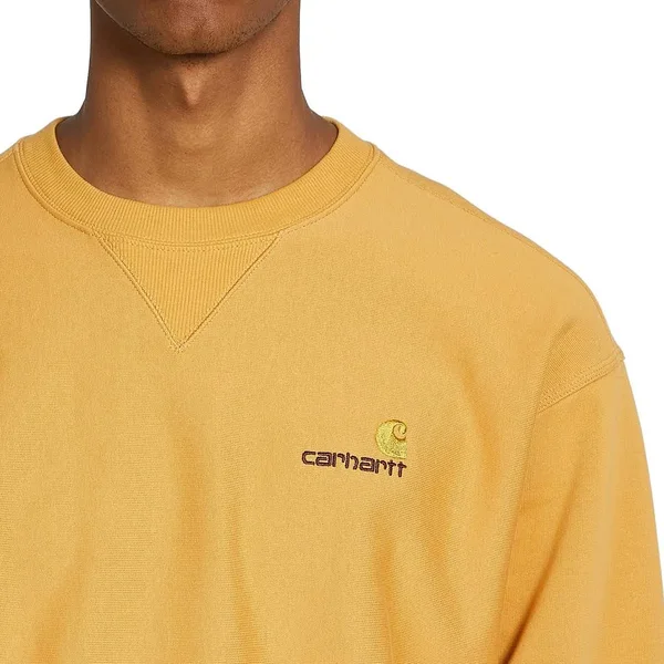 Carhartt WIP American Script Sweatshirt I025475 Winter Sun