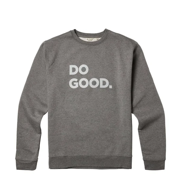 Cotopaxi Do Good Crew Sweatshirt - Men's Heather Grey - XL