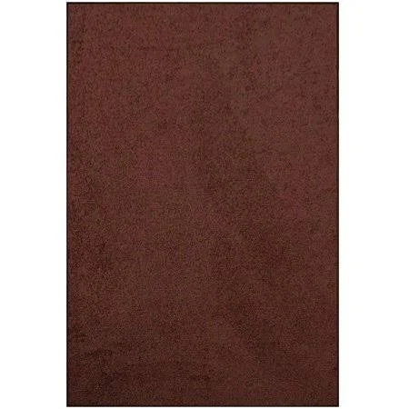 Modern Plush Solid Color Rug - Chocolate, 10' x 20', Pet and Kids Friendly Rug. Made in USA, Rectangle, Area Rugs Great for Kids