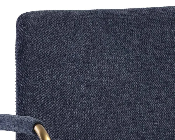 Sunpan Junction Hathaway Dining Armchair - Belfast Navy