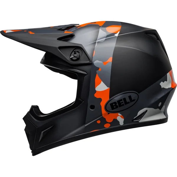 Bell MX-9 MIPS Helmet Presence Black/Orange/Camo 2XL