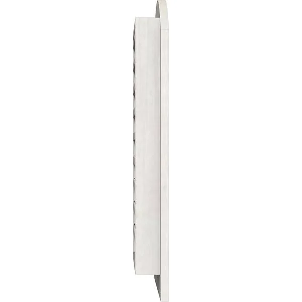 Ekena Millwork GVWAR20X3601SFPWR 20x22W x 36x22H Arch Top Gable Vent (25x22W x 41x22H Frame Size): Primed, Functional, Smooth We