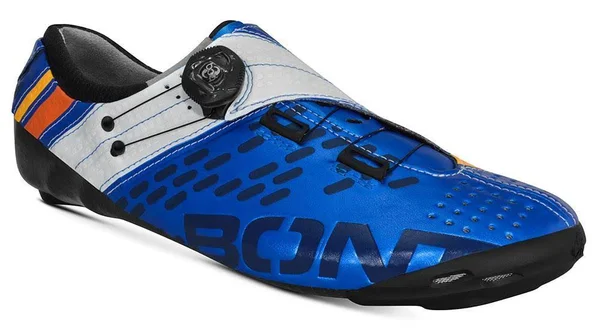 Helix Metallic Blue/White 40.5, 7, Narrow Fit