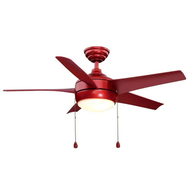 Hampton Bay Windward 44x22 Ceiling Fan - Red