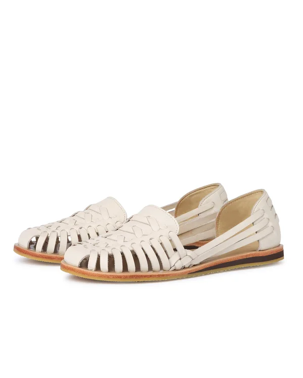 Women's Huarache Sandal Bone Leather Size 6 Nisolo Online