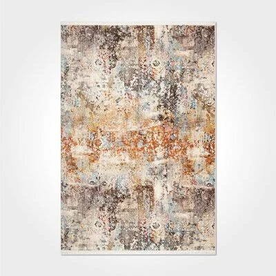 Orianne Abstract Brown Indoor - Outdoor Area Rug 17 Stories Rug Size: Rectangle 4& x 5&11x22