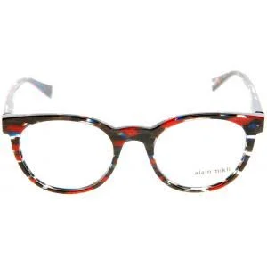 Alain Mikli A03063 Stripped Blue Red Black 002 Eyeglasses