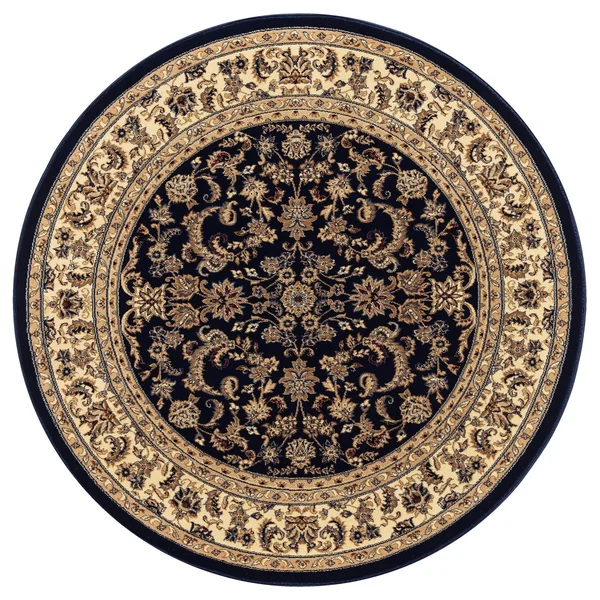 Great American Distributors C483.01.NV.8R 8 ft. Classic Eternal Traditional & Oriental Rug - Navy & Cream, Blue