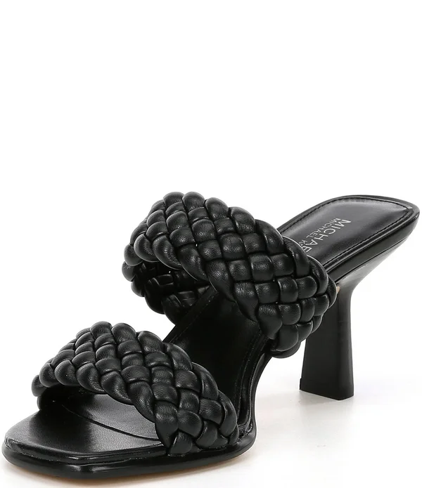 Michael Kors Amelia Braided Mule - Brown - Mules