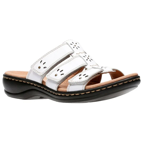 Clarks Leisa Spring Women's Sandals - Size: 6.5, White