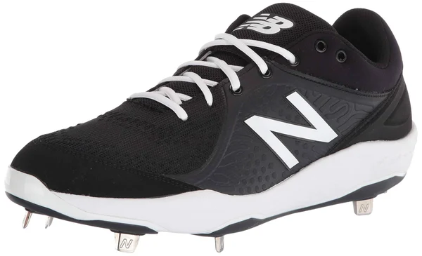 New Balance 3000V5 Metal Black/White Men's Baseball Cleat Shoes - Size: 12.5